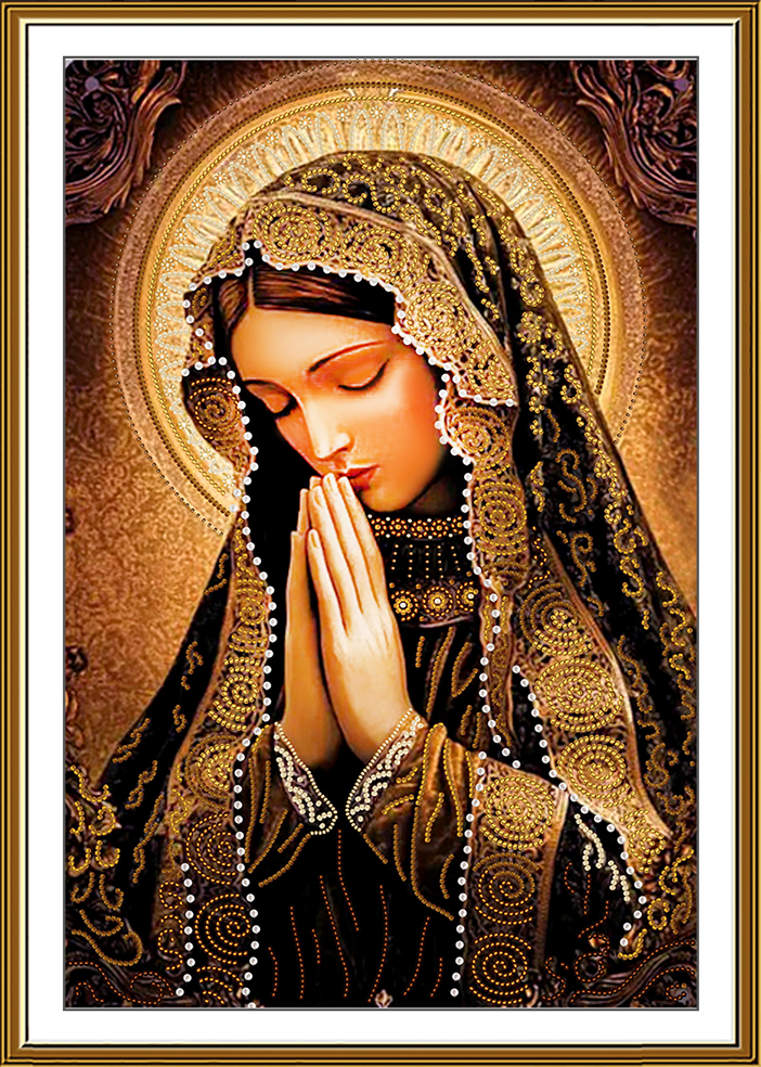 Buy Bead embroidery kit Virgin Mary-NK3337