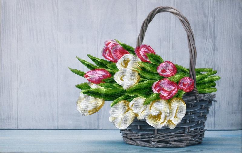 Buy Bead embroidery kit-Tulips Bouquet-11003