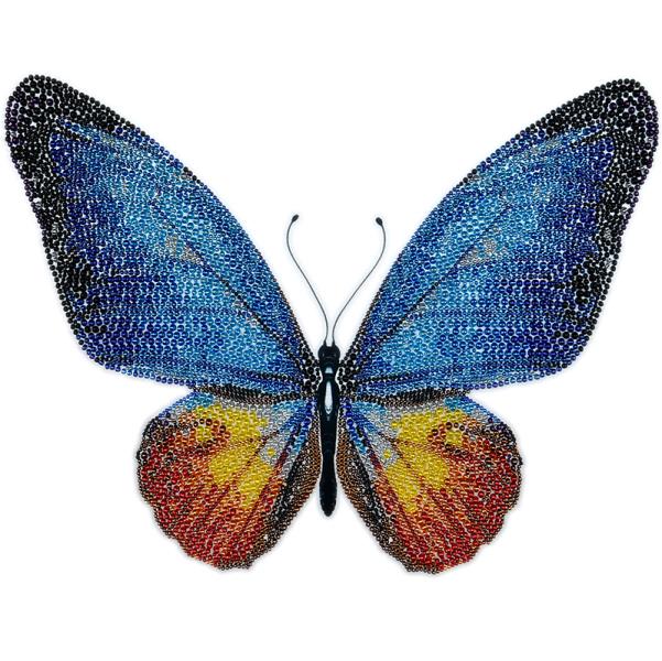 Buy Bead embroidery kit-Blue Butterfly-11017
