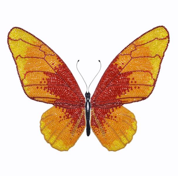 Buy Bead embroidery kit-Yellow Butterfly-11035