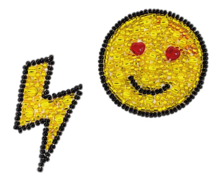 Buy Bead embroidery kit-Smiley. Lightning-11104