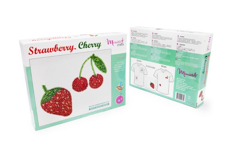 Buy Bead embroidery kit-Strawberry. Cherry-11105_1