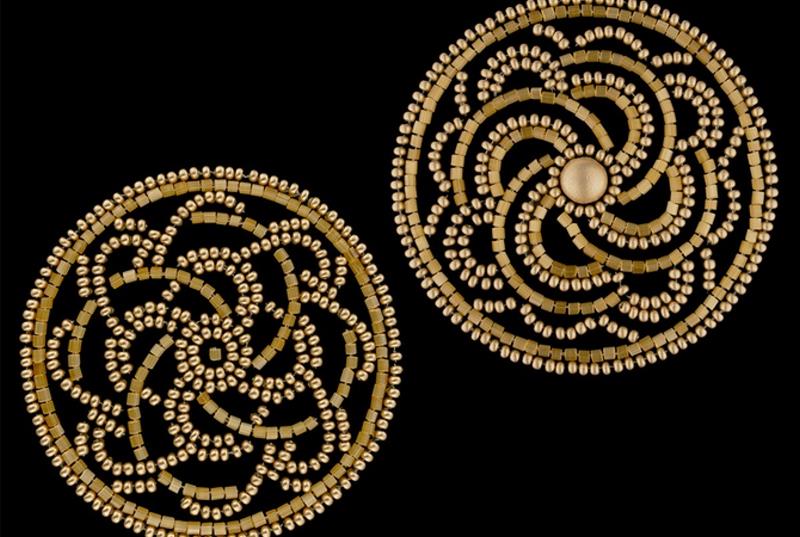 Buy Bead embroidery kit-Glitter Circles-11112