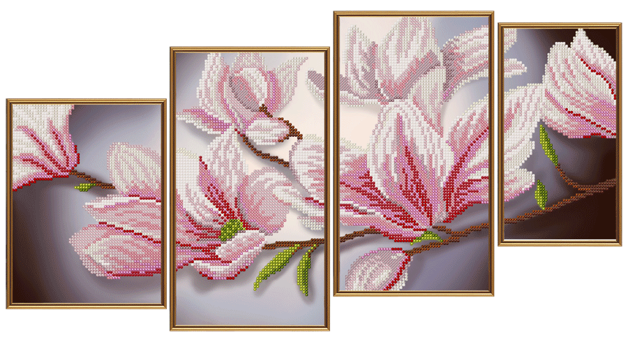 Buy Bead embroidery kit Magnolia-ND6589