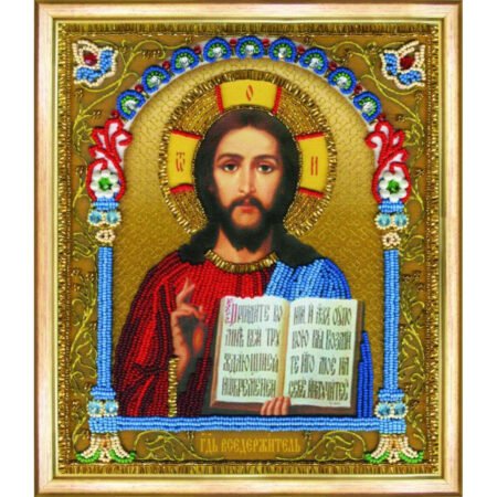 Buy Bead embroidery kit Icon of the Lord Almighty-B-1203