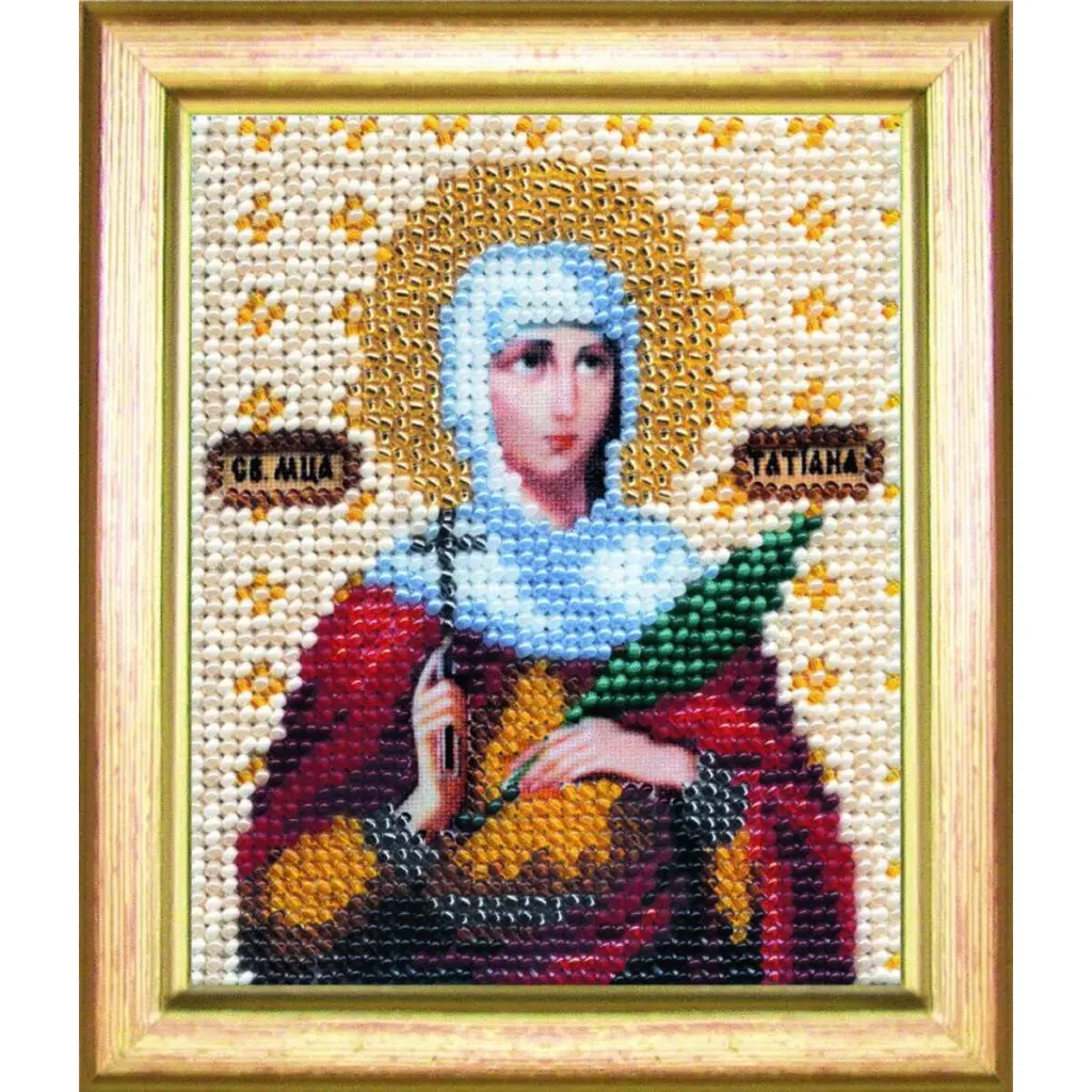 Buy Bead embroidery kit Icon of the holy martyr Tatiana-B-1029