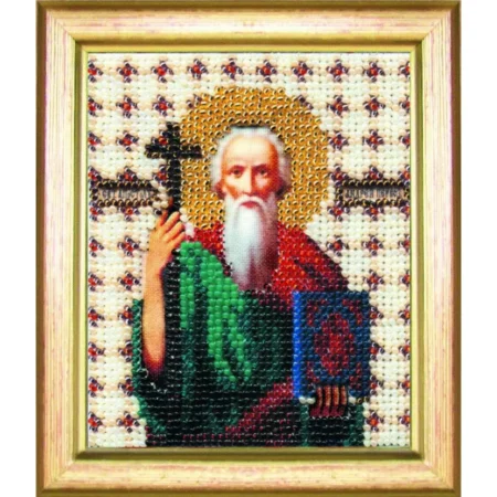 Buy Bead embroidery kit Icon of the Holy Apostle Andrew the First-Called-B-1031
