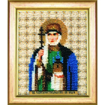 Buy Bead embroidery kit Icon of Equal-to-the-Apostles Grand Duchess Olga-B-1035