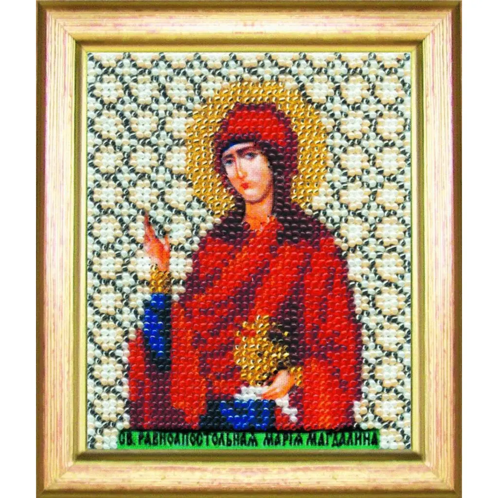 Buy Bead embroidery kit Icon of St. Equal-to-the-Apostles Mary Magdalene-B-1040