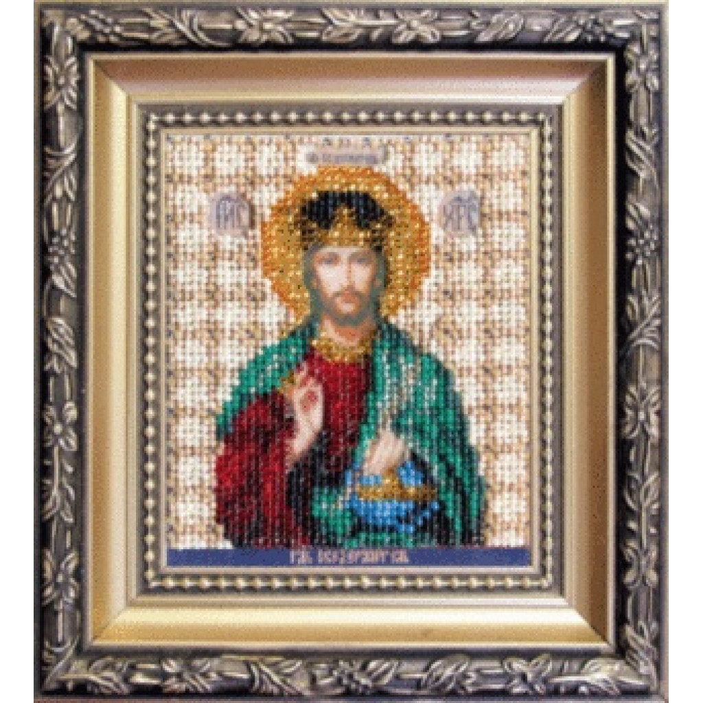 Buy Bead embroidery kit Icon of the Lord Jesus Christ-B-1119