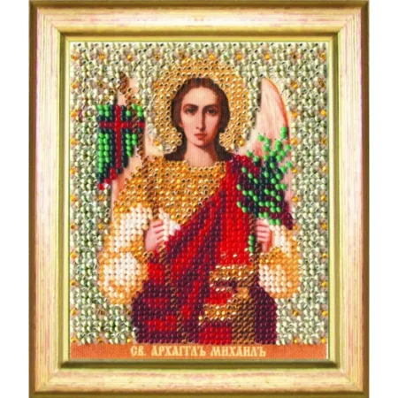 Buy Bead embroidery kit Icon of the holy Archangel Michael-B-1148