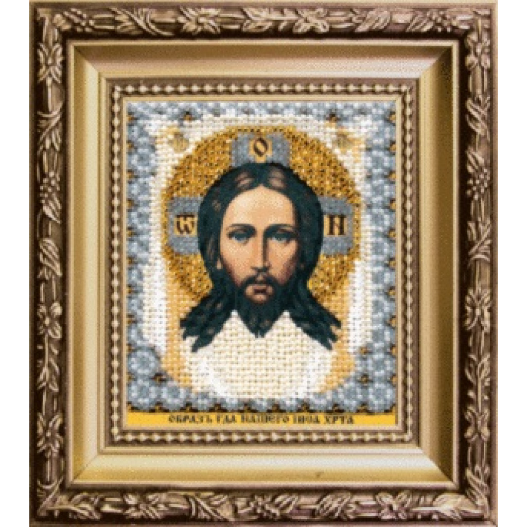 Buy Bead embroidery kit Image of Our Lord Jesus Christ-B-1170
