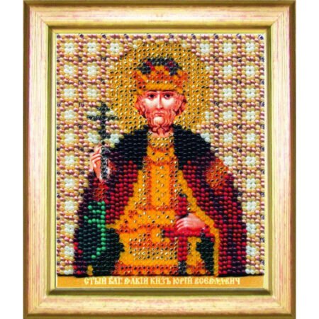 Buy Bead embroidery kit Icon of the holy and faithful Grand Duke George (Yuriy) Vsevolodovych of Volodymyr-B-1184