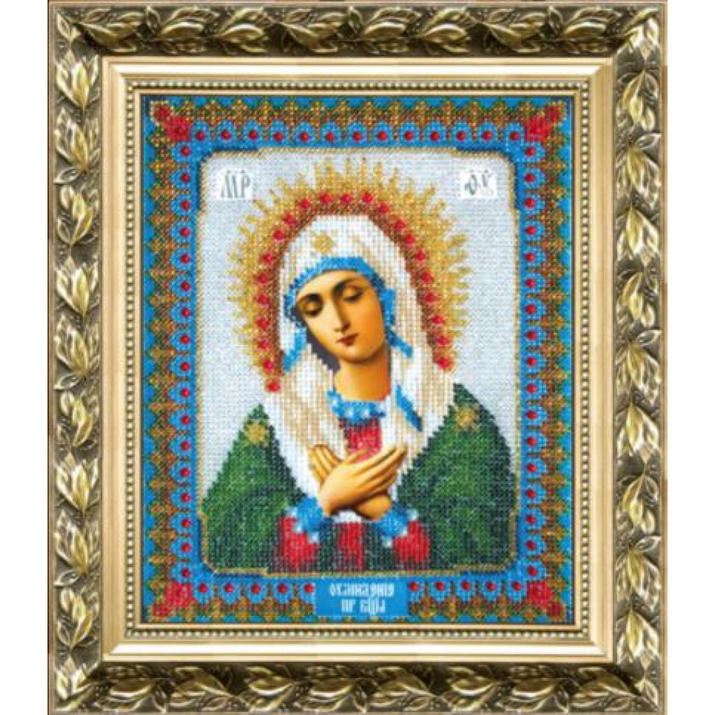 Buy Bead embroidery kit Icon of Our Lady of Passion-B-1005