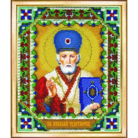 Buy Bead embroidery kit Icon of Saint Nicholas the Wonderworker-B-1209