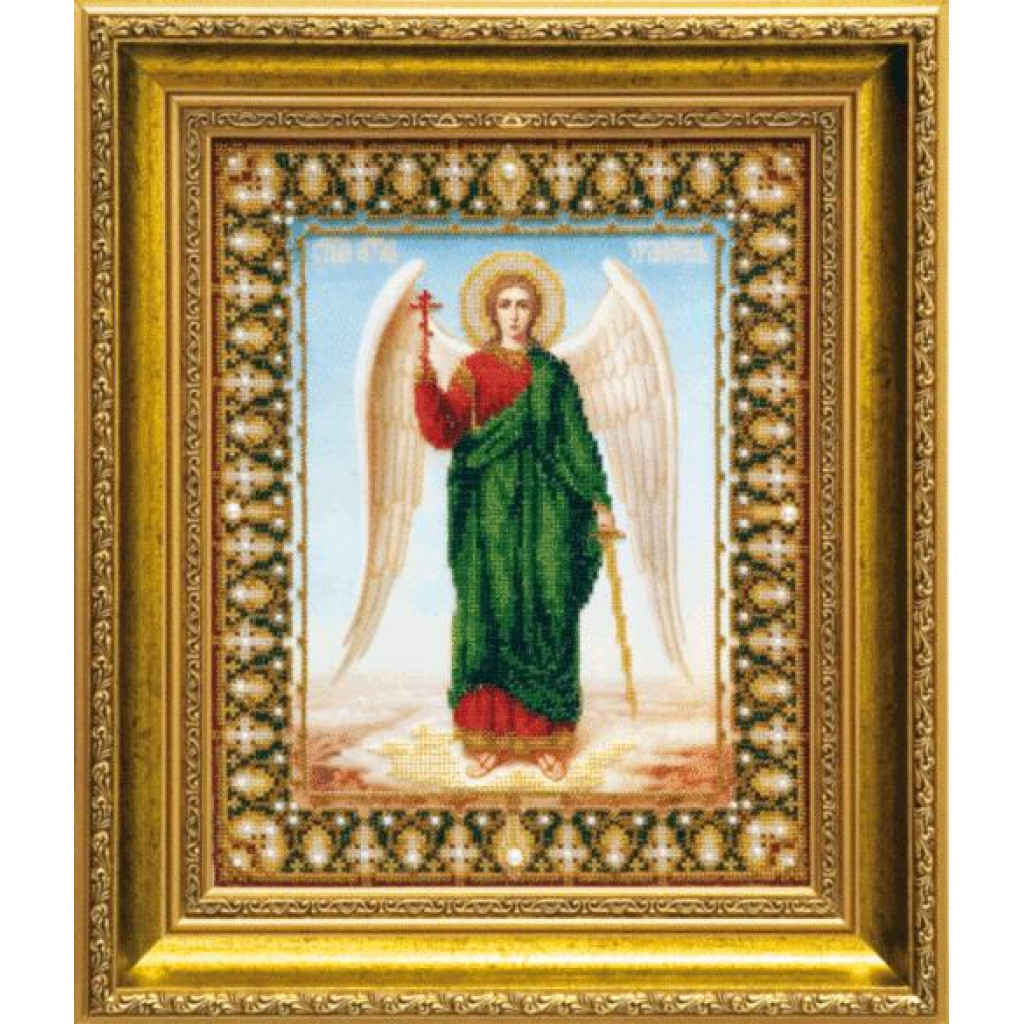Buy Bead embroidery kit Icon of the Guardian Angel-B-1017
