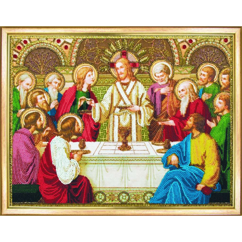 Buy Bead embroidery kit The Last Supper icon-B-1207