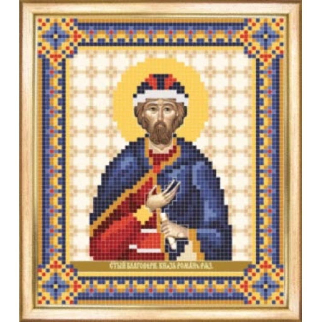 Buy Bead embroidery kit Icon of the Holy Prince Roman-SBY-024