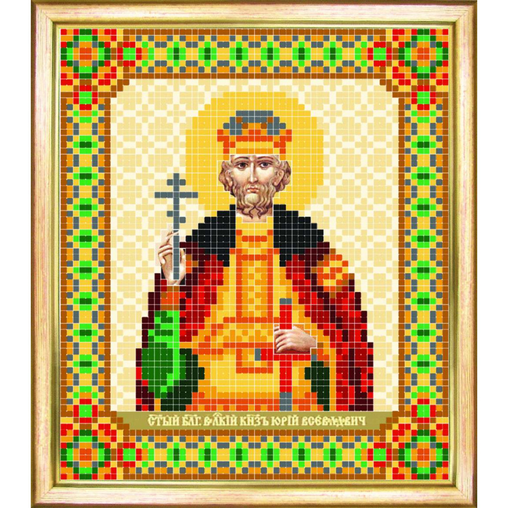 Buy Bead embroidery kit The icon of the holy and faithful Grand Duke George (Yuriya)-SBY-025