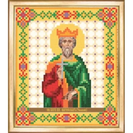 Buy Bead embroidery kit Icon of St. Venerable Vyacheslav-SBY-032