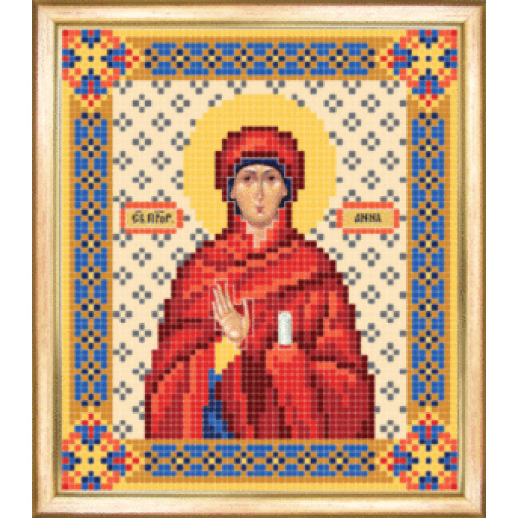 Buy Bead embroidery kit Icon of the Holy Prophetess Anna-SBY-035