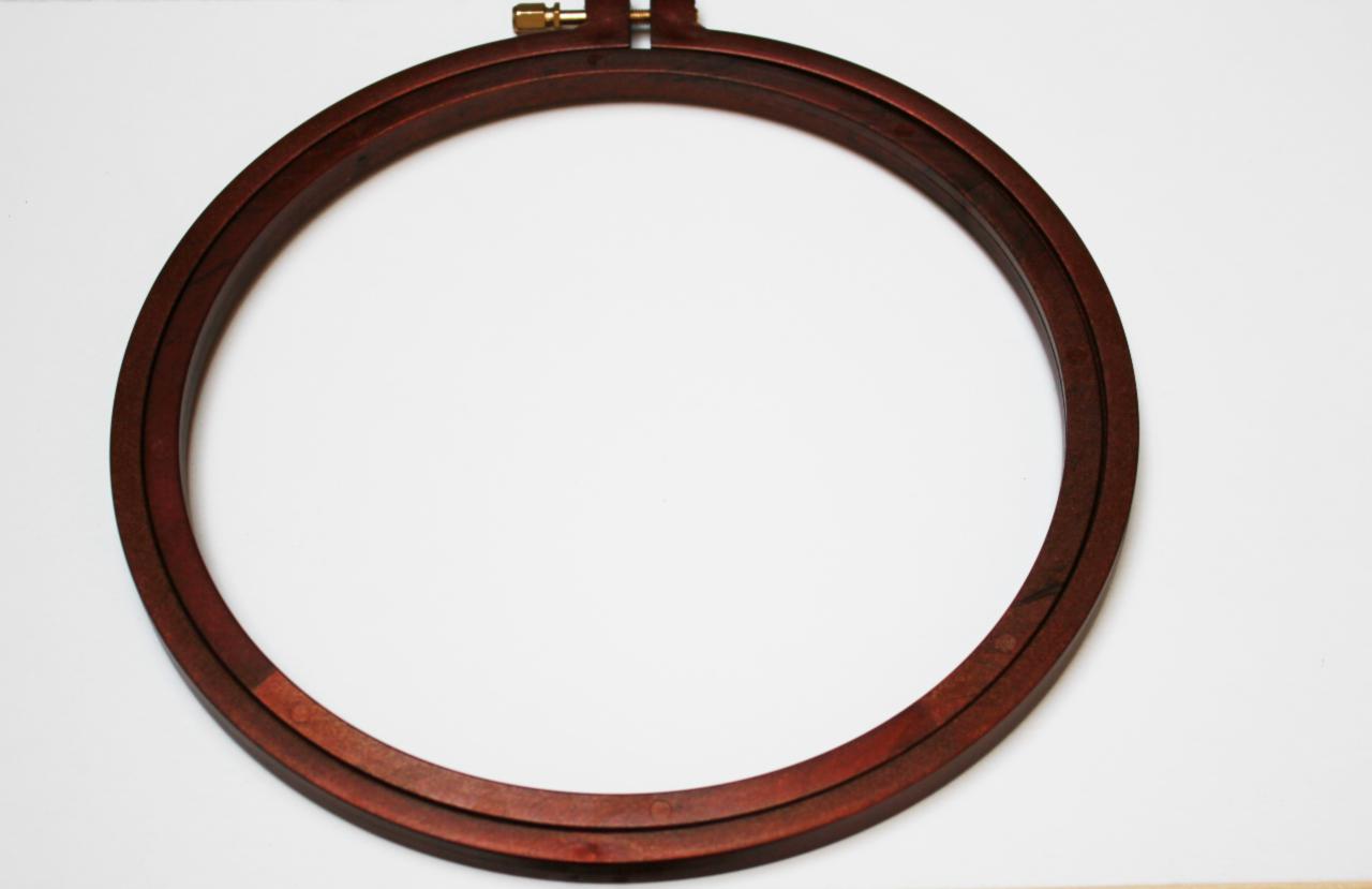 Nurge 8mm Screwed Wooden Embroidery Hoop in Brown | 8.66 | Michaels