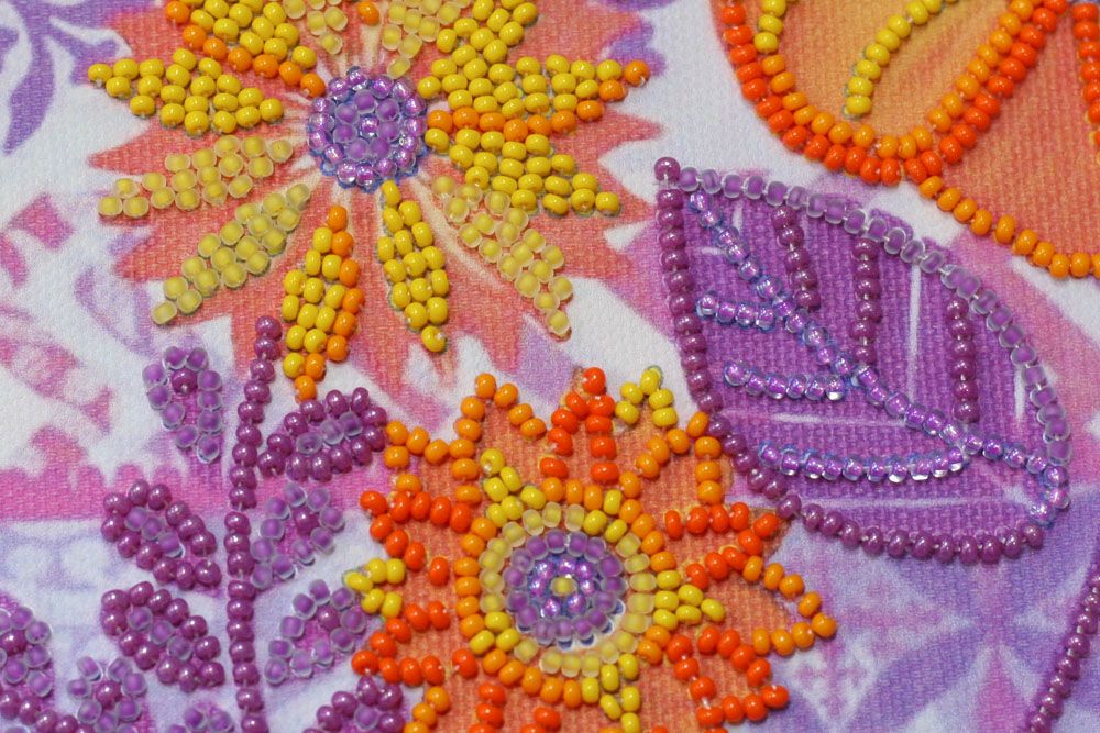 Buy Mini Bead embroidery kit - Amazing Flowers-AM-156_5