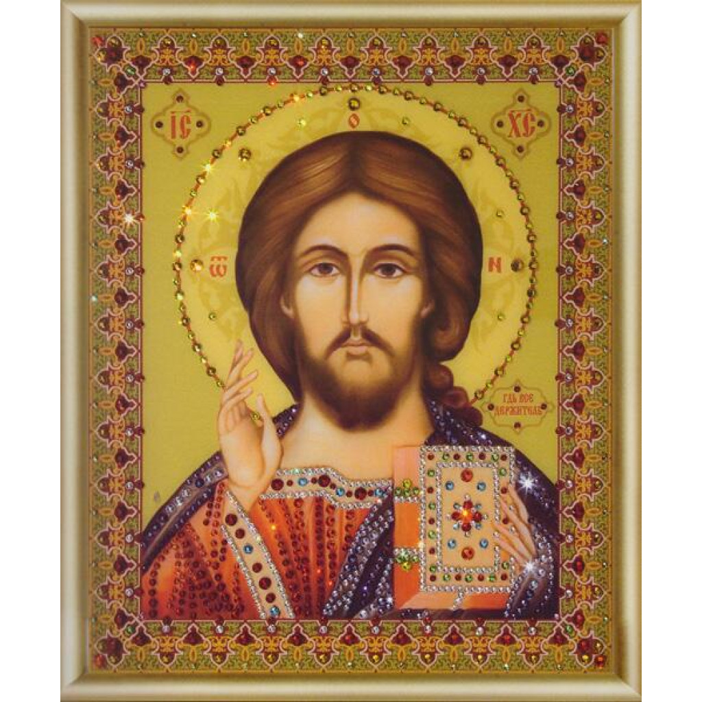 Buy Bead embroidery kit Icon of the Lord Almighty-KS-047