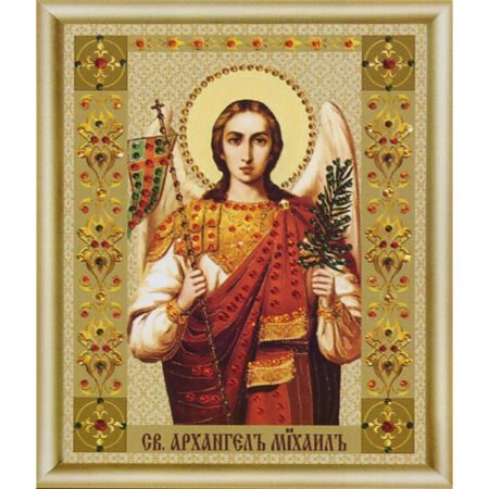 Buy Bead embroidery kit Icon of the holy Archangel Michael-KS-075