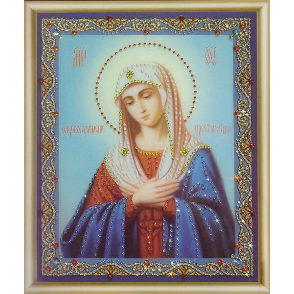 Buy Bead embroidery kit Icon of Our Lady of Passion-KS-055