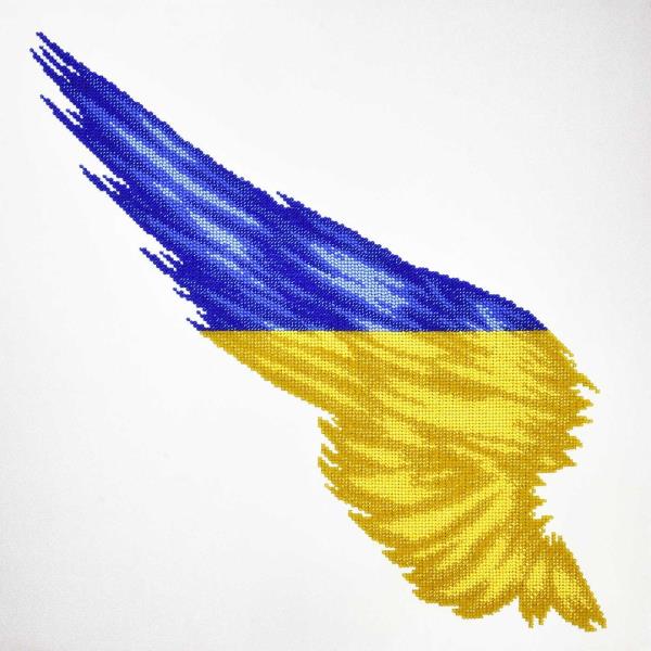 Buy Bead embroidery kit-Wing Flag Ukraine-22008