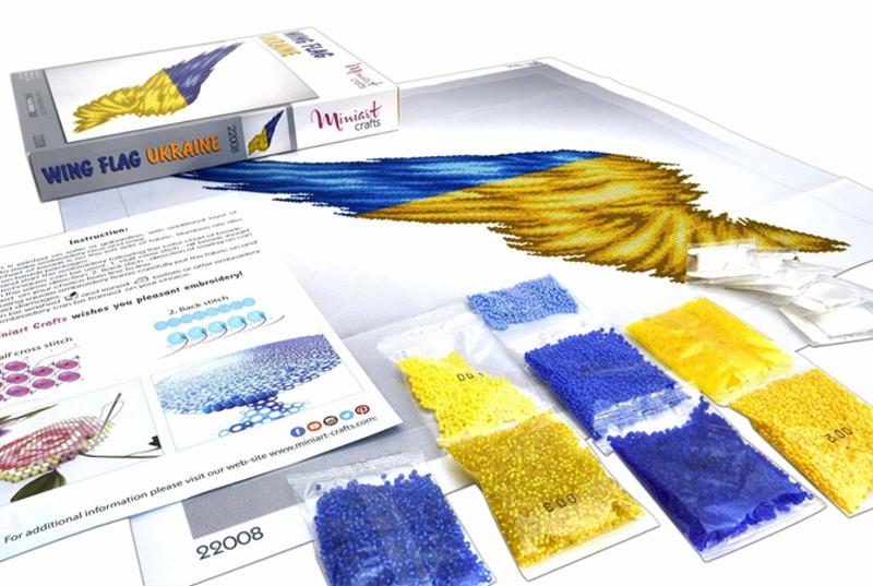 Buy Bead embroidery kit-Wing Flag Ukraine-22008_2