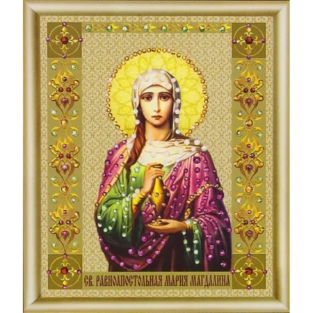 Buy Bead embroidery kit Icon of St. Equal-to-the-Apostles Mary Magdalene-KS-115