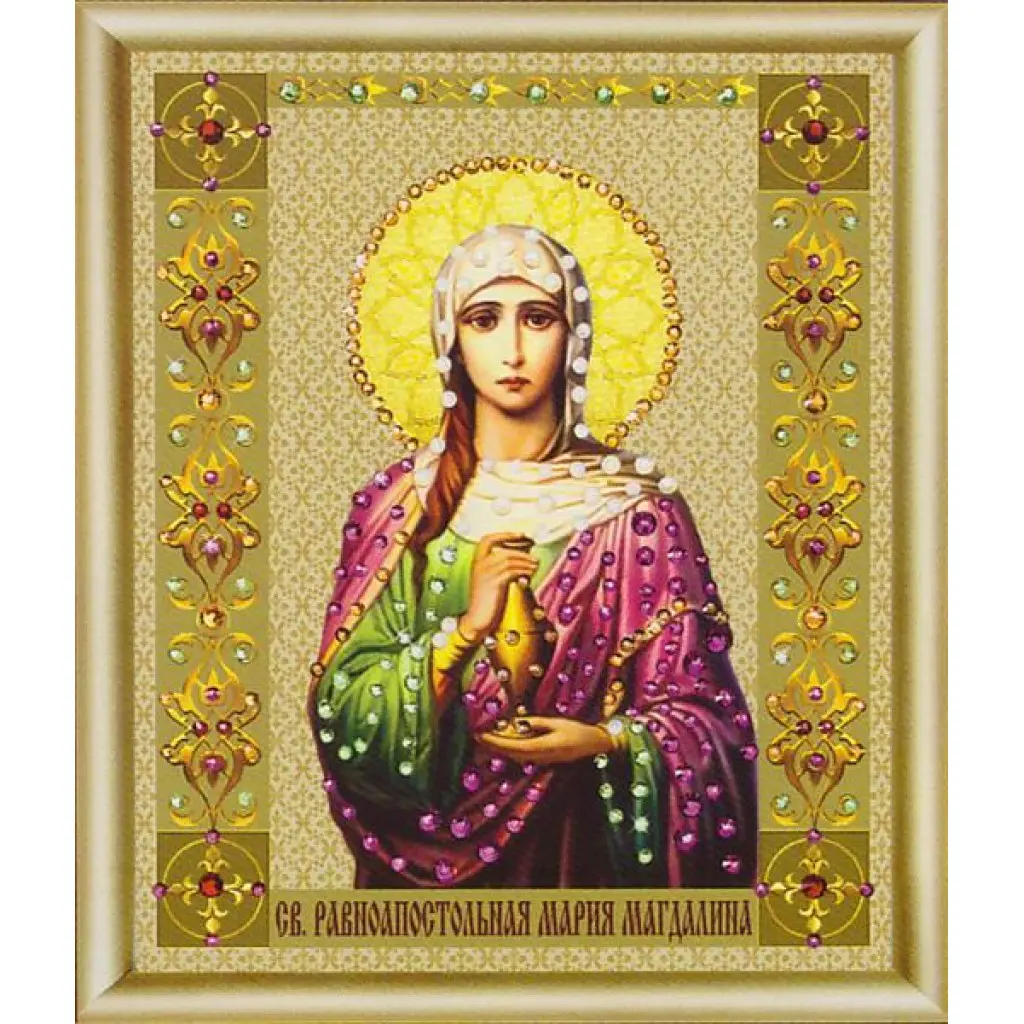 Buy Bead embroidery kit Icon of St. Equal-to-the-Apostles Mary Magdalene-KS-115