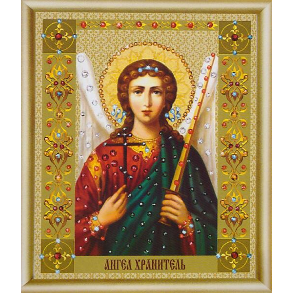 Buy Bead embroidery kit Icon of the Guardian Angel-KS-125