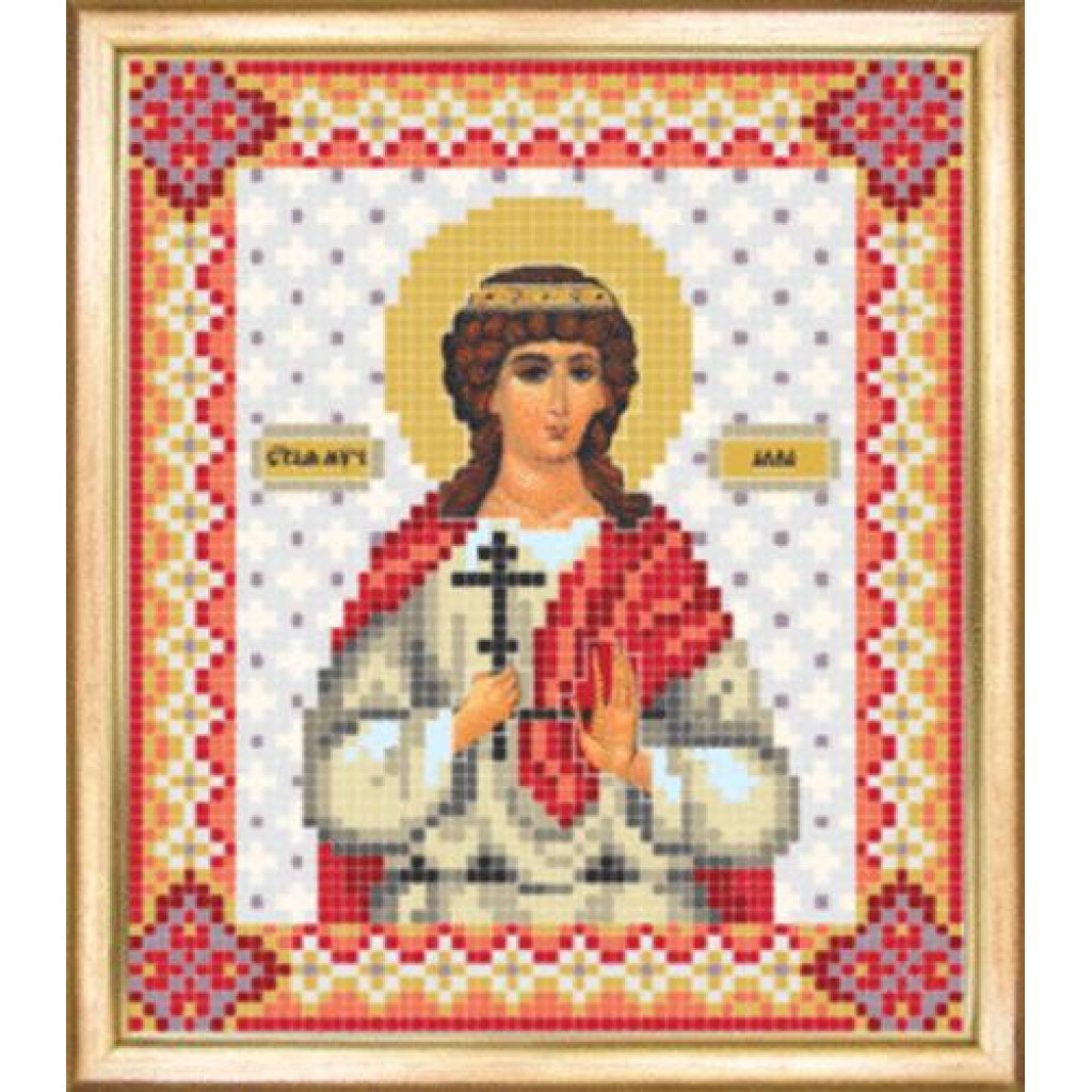 Buy Bead embroidery kit Icon of St Martyr Alla-SBY-054