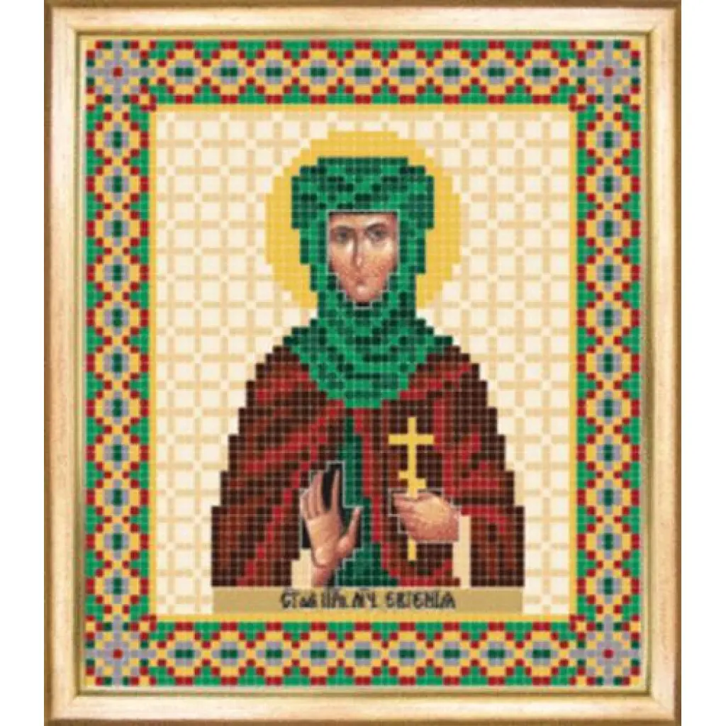 Buy Bead embroidery kit Icon of St Martyr Yevgenia-SBY-062