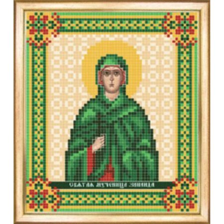 Buy Bead embroidery kit Icon of St Martyr Zinaidia-SBY-069