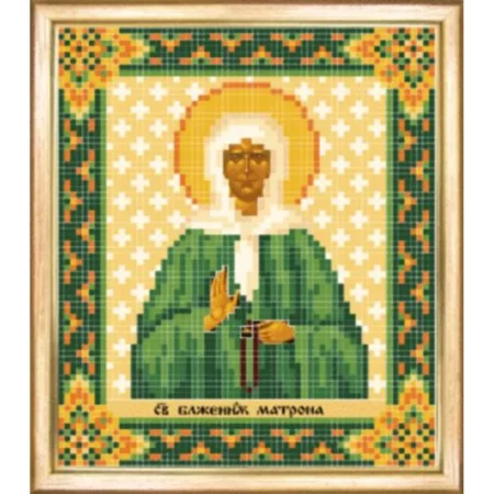 Buy Bead embroidery kit Icon of St Blessed Matrona of Moscow-SBY-077