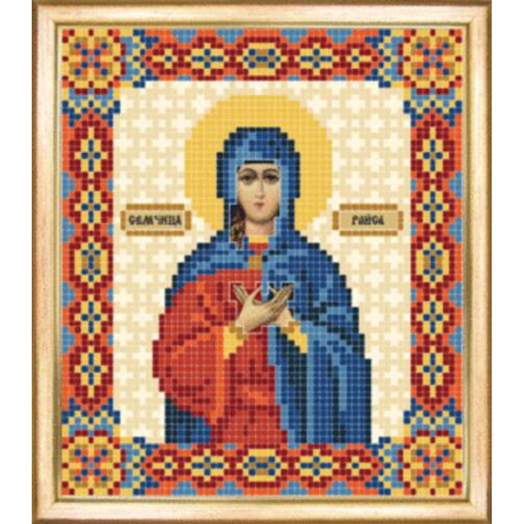 Buy Bead embroidery kit Icon of St Martyr Raisa-SBY-080