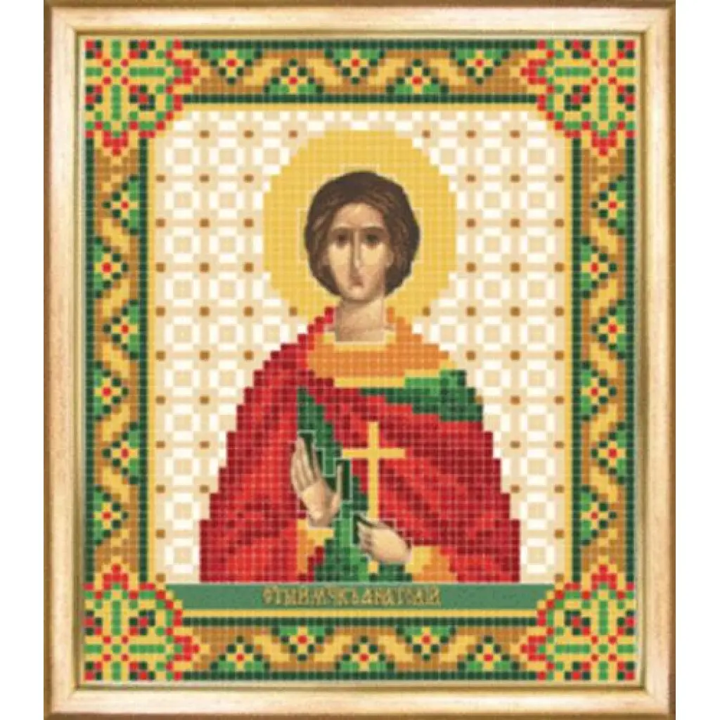 Buy Bead embroidery kit Icon of St Martyr Anatoly-SBY-085