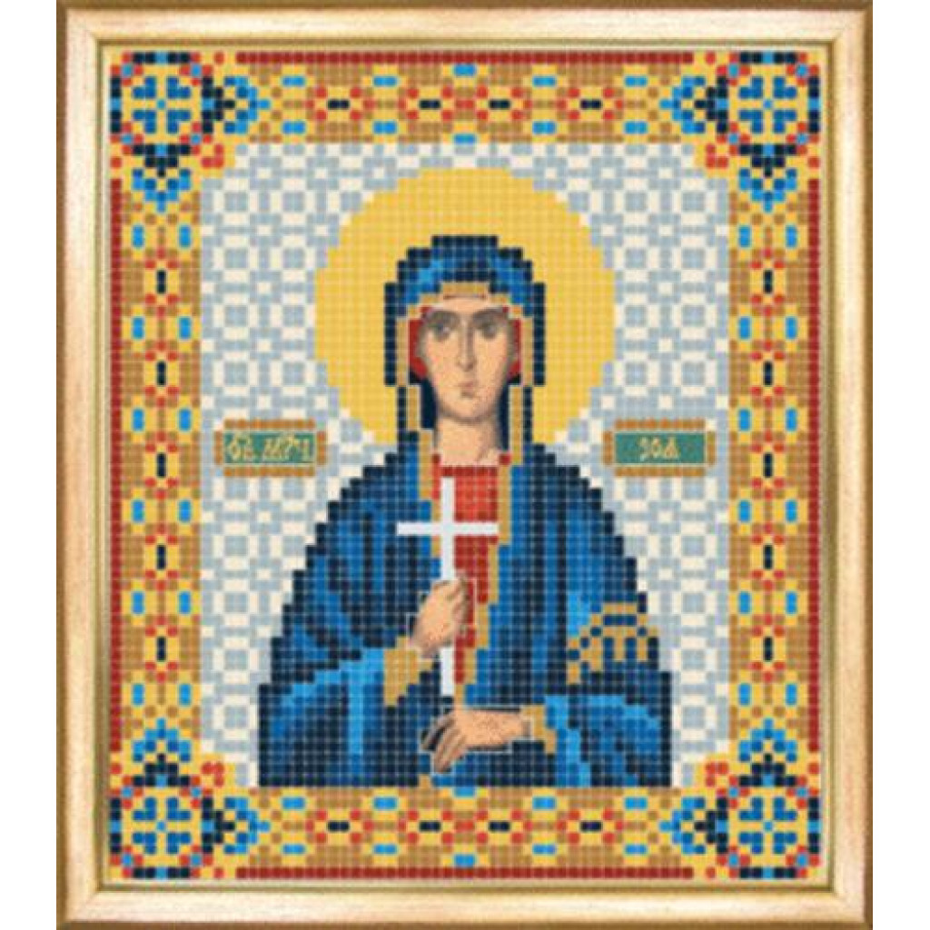 Buy Bead embroidery kit Icon of St Martyr Zoya-SBY-086