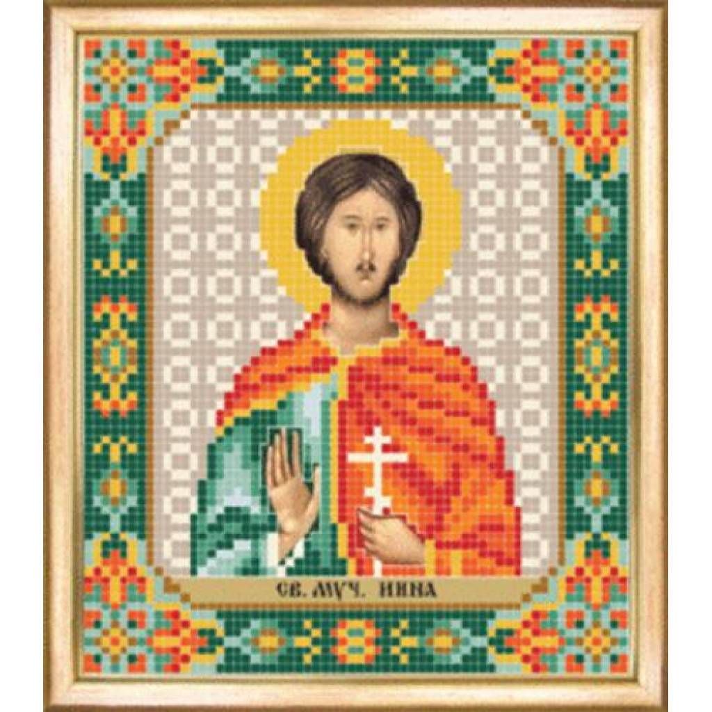 Buy Bead embroidery kit Icon of St Martyr Inna-SBY-094