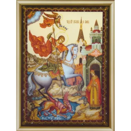 Buy Bead embroidery kit Icon of the Great Martyr George the Victorious-KS-160