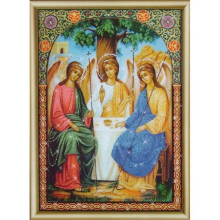 Buy Bead embroidery kit Icon of the Holy Trinity-KS-180