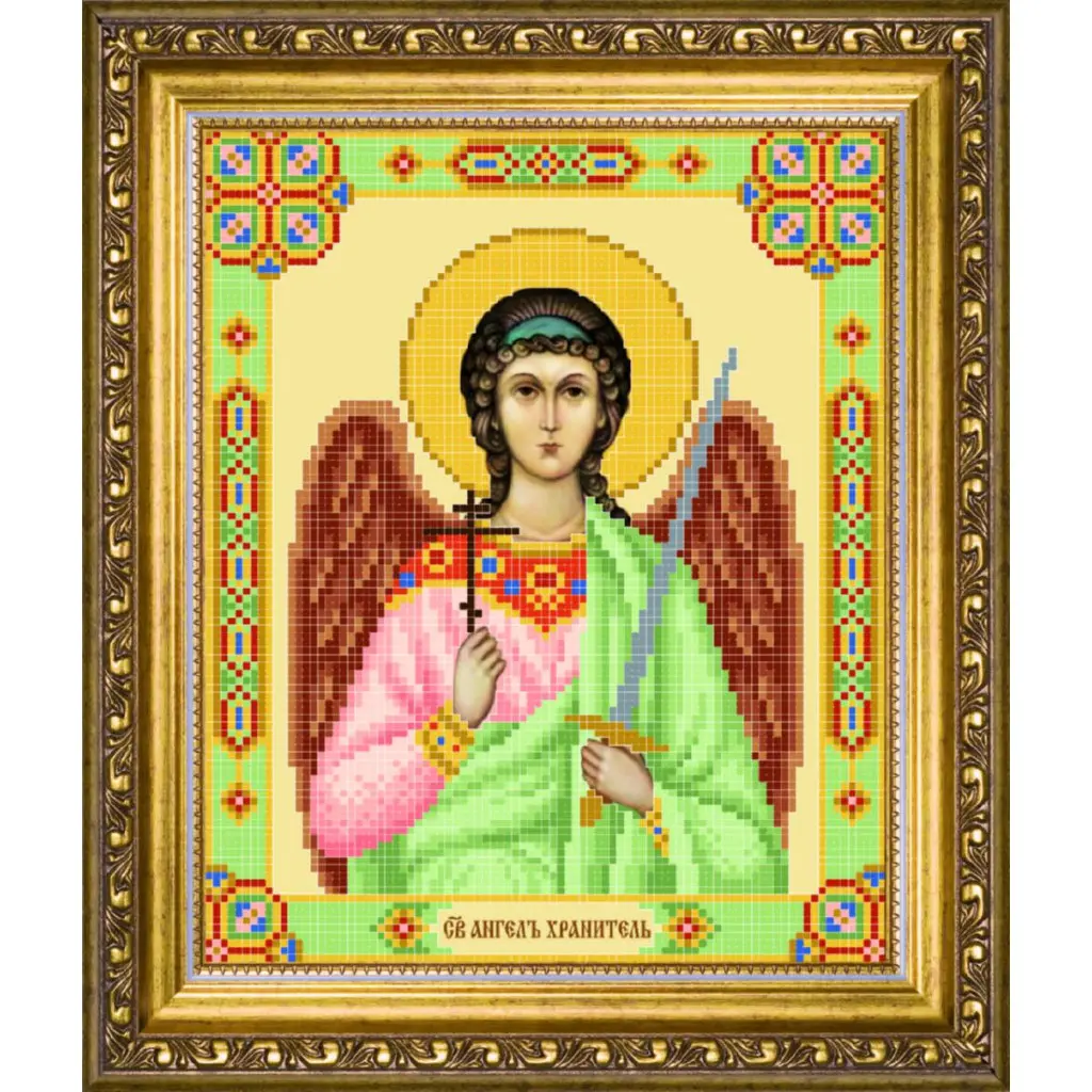 Buy Bead embroidery kit Guardian Angel-SBY-1001