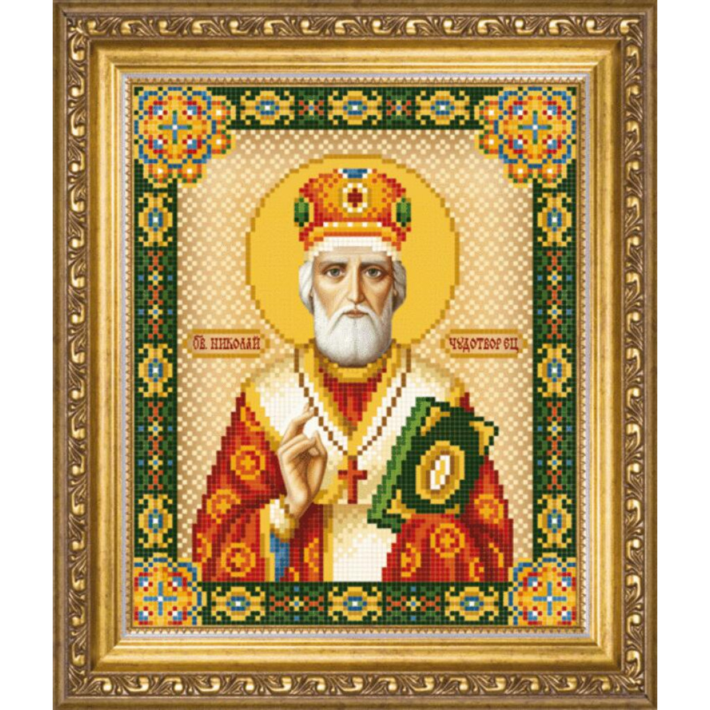 Buy Bead embroidery kit Nicholas the Wonderworker-SBY-1010