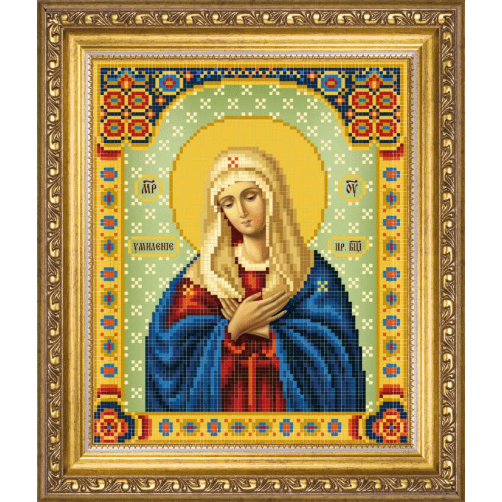 Buy Bead embroidery kit Emotions Icon of the Mother of God-SBY-1011