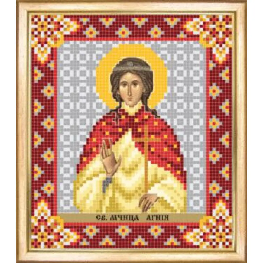 Buy Bead embroidery kit Saint Agnia-SBY-095