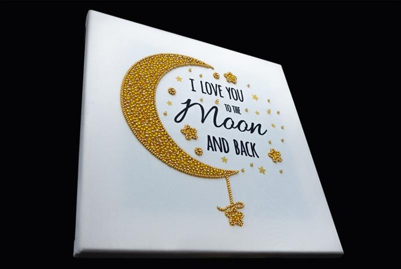 Buy Bead embroidery kit-Love you to the Moon and Back-33007_3